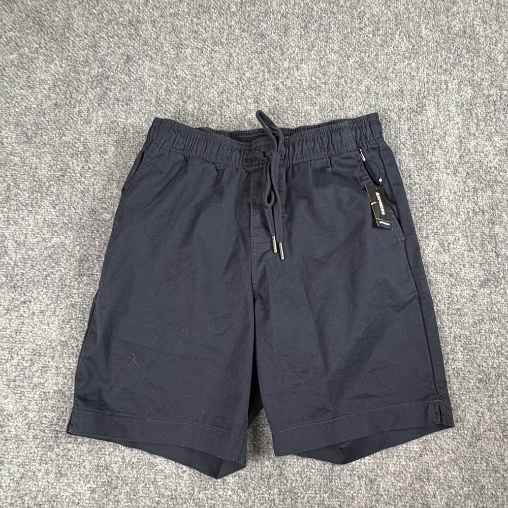 Express Shorts Womens XS Navy Pull On Minimalist‎ Athleisure Streetwear Preppy